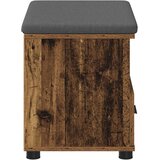  Klupa za hodnik s jastukom s policom Staro drvo 60 x 38 x 46 cm | shoptok.hr