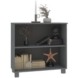  Komoda HAMAR tamnosiva 85 x 35 x 80 cm od masivne borovine | Eponuda.ba