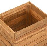  Povišena gredica 50 x 40 x 55 cm reciklirana tikovina i čelik | shoptok.hr