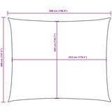  Jedro protiv sunca od tkanine Oxford pravokutno 4 x 5 m smeđe | shoptok.hr