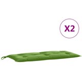  Jastuci za vrtnu klupu 2 kom zeleni 100x50x7 cm tkanina | Eponuda.ba