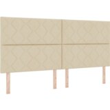 Box Spring krevet s madracem - Krem - 200x200 cm Tkanina | shoptok.hr