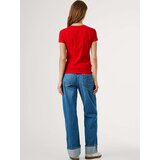 PepeJeans Majica 'New Virginia' crvena / bijela | shoptok.hr