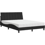  Krevet s madracem Hanko crni 140 x 190 cm baršunasti | shoptok.hr