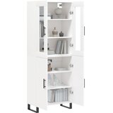  Visoka komoda bijela 69,5x34x180 cm konstruirano drvo | shoptok.hr