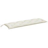  Jastuk za vrtnu klupu prošarano krem 150 x 50 x 7 cm od tkanine | shoptok.hr