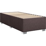 Krevet s oprugama i madracem tamnosmeđi 80x200 cm od tkanine | shoptok.hr