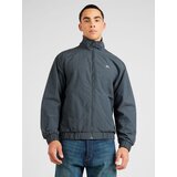 Tommy Jeans Prehodna jakna 'ESSENTIAL' mornarska / bazaltno siva / rdeča / bela | Shoptok.si