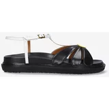 Marni Kožne sandale za žene, boja: crna, FBMS013901.P3586.ZO131-black
