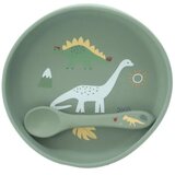 BABY CHEF silikonski set za hranjenje, dinosaurus | Eponuda.ba