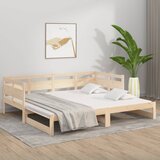  Dnevni ležaj na izvlačenje od masivne borovine 2 x (90x190) cm | Eponuda.com