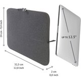 Tucano Navlaka za laptop Melange Neoprene (BFM1112-BK), za laptop 12" i MacBook 13", crna | shoptok.hr