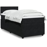  Box spring krevet s madracem crni 90x190 cm bar&amp;scaron;unasti Slike