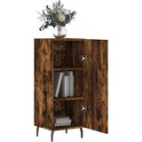  Komoda boja dimljenog hrasta 34,5x34x90 cm konstruirano drvo | shoptok.hr