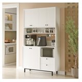 Hanah home Komoda RE7-W, 120x205x35.5 cm, Prljavo bijela | Eponuda.ba