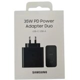 Kucni punjac Samsung Original 35W Fast Duo USB-C USB-A Black adapter TA220 | Eponuda.ba