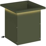  Vrtna posuda za sadnju s LED svjetlom Maslinastozelena - Maslinastozelena 30 x 30 x 30 cm 1 | shoptok.hr