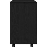  Pomoćni stolić crni hrast 70x35x60 cm inženjerski drvo | shoptok.hr