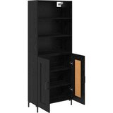  Highboard Crni hrast 69,5 x 34 x 180 cm Konstruirano drvo | shoptok.hr