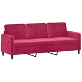  Trosjed crvena boja vina 180 cm baršunasti | Eponuda.com