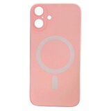 silikonska futrola magsafe color za iphone 16/ svetloroze