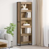 vidaXL Ormarić za knjige 2 pcs Umjetnička hrastovina 80 x 30 x 155 cm | shoptok.hr