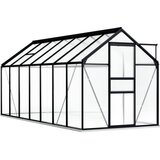 Furnova Rastlinjak z okvirjem antraciten aluminij 8,17 m², (21948424) Cene