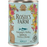 Varčno pakiranje Rosie's Farm Adult 12 x 400 g - Losos & piščanec s kozicami | shoptok.hr