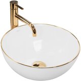 Rea Keramični umivalnik Stella gold edge | Shoptok.si