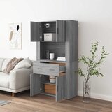  Visoka komoda siva sonome od konstruiranog drva | shoptok.hr