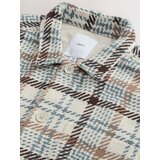 Next Prehodna jakna ecru / temno bež / golobje modra / rjava | Shoptok.si