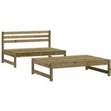 Maison Chic Seti vrtnega pohištva - Vrtna garnitura - Vrtni pohištvo set 2-delna impregnirana borovina, (21811463) | Shoptok.si