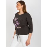 RELEVANCE Blouse-RV-BZ-8457.47P-dark khaki | Shoptok.si