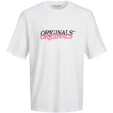 Jack & Jones Majica petrol / svetlo roza / bela | Shoptok.si