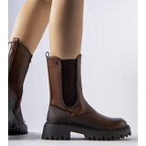 Gemre Brown insulated ankle boots Donigala | ePonuda.com