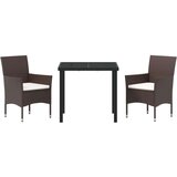  3-delni vrtnarski jedilni set Rjava Poli Ratan, (22087360) | Shoptok.si