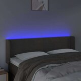  Posteljno vzglavje temno sivo 147x16x78/88 cm žamet, (20792578) | Shoptok.si