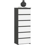 KOMODA CL6 GRAFITNO SIVA / BELO, (21703225)