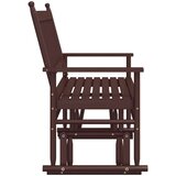  Klupa za ljuljanje smeđa 118x70x104 5 cm masivno drvo topola | shoptok.hr