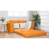 vidaXL Sofa na podu krevet 2-u-1 Tamnožuta 148x71x83 cm Tkanina | shoptok.hr