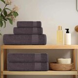vidaXL Brisače za savno 4 kos FROGN antracit 80x200 cm 100% bombaž | Shoptok.si