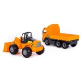 Polesie Veliki Kamion za decu sa spuštenom stranom i utovarivač PowerTruck ( SW11992 ) | Eponuda.com