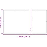  Balcony ekran Tamnozelena 110 x 500 cm Oxford tkanina | shoptok.hr