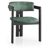 Hanah home Trpezarijska stolica 58x76x49cm Crno-zelena | Eponuda.ba