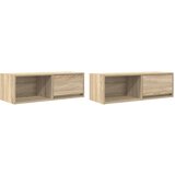 vidaXL TV omarica 2 kosa sonoma hrast 80x31x25,5 cm inženirski les | Shoptok.si