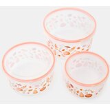 Sinsay Set posuda za hranu s poklopcem i jesenskim motivom 3 pack | shoptok.hr