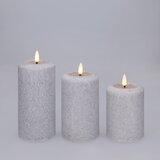 Brilagi KOMPLET 3x LED sveća LED/2xAA siva | Eponuda.com