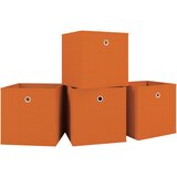 MID.YOU Set zložljivih zabojev Boxes, oranžna, 4 kos | Shoptok.si