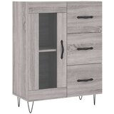 Visoka komoda siva sonome 69 5x34x180 cm od konstruiranog drva | shoptok.hr
