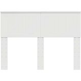  Uzglavlje s uzglavljem Sjajno bijelo 135 cm Konstruirano drvo | shoptok.hr